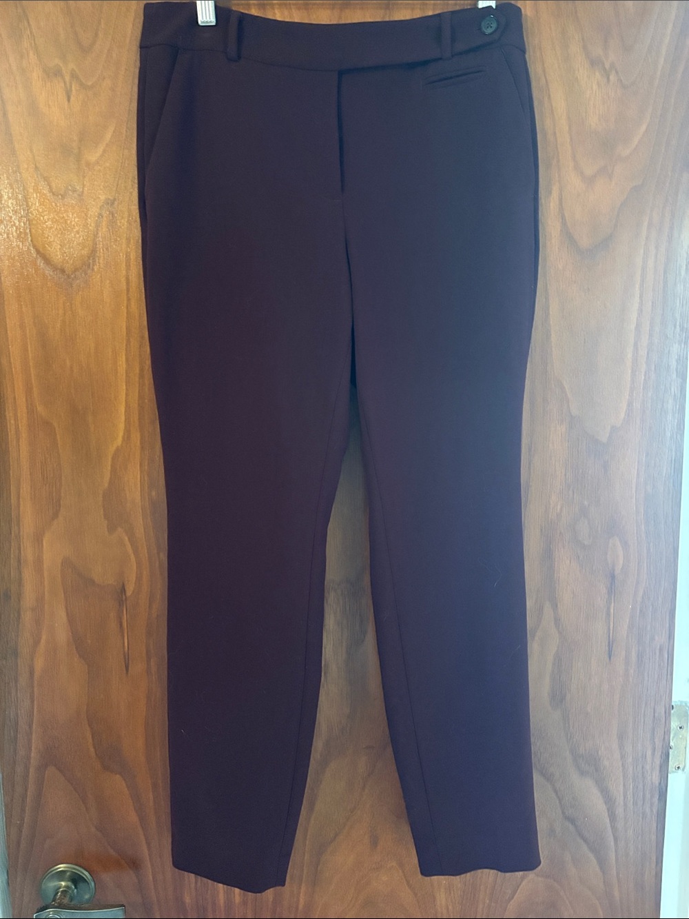 RW&Co Women's Tailored Maroon Pants
